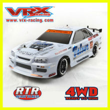 Carro RC, rc drift carro, escovado 1/10th escala RC RTR-road da China, melhor carro rc